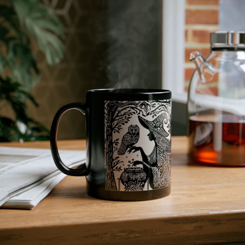 Wood Witch 2 Ceramic Mug - Image 6