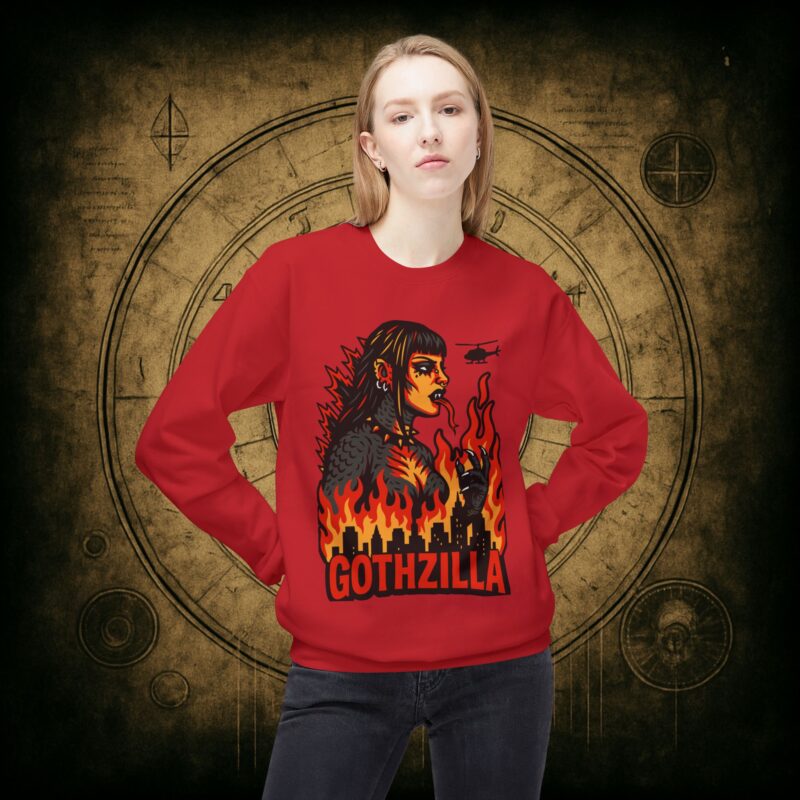 Gothzilla Unisex Sweatshirt - Image 5