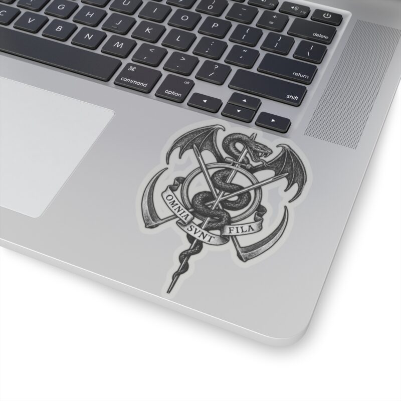 Omnia Sunt Fila Kiss-Cut Sticker - Image 17