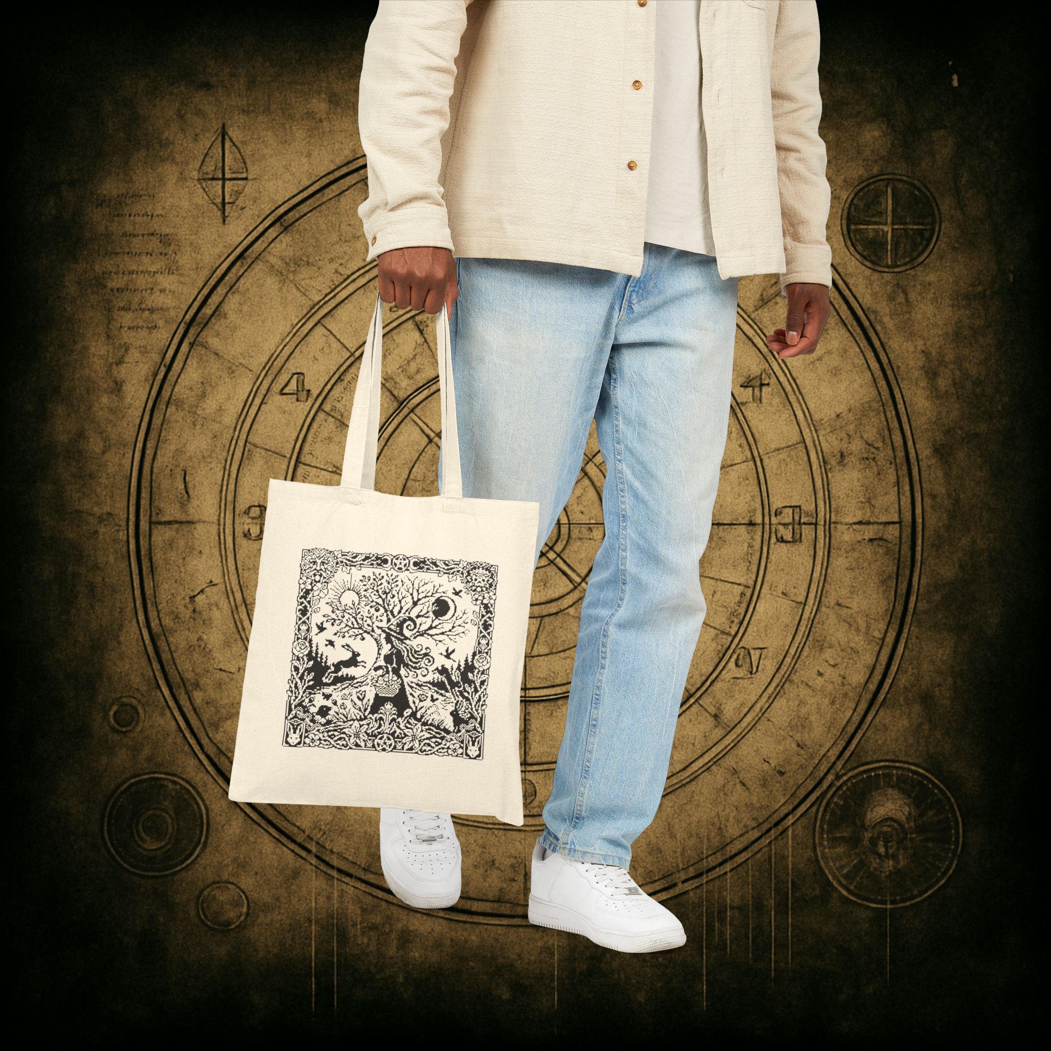 Ostara Witch Tote Bag - Image 7