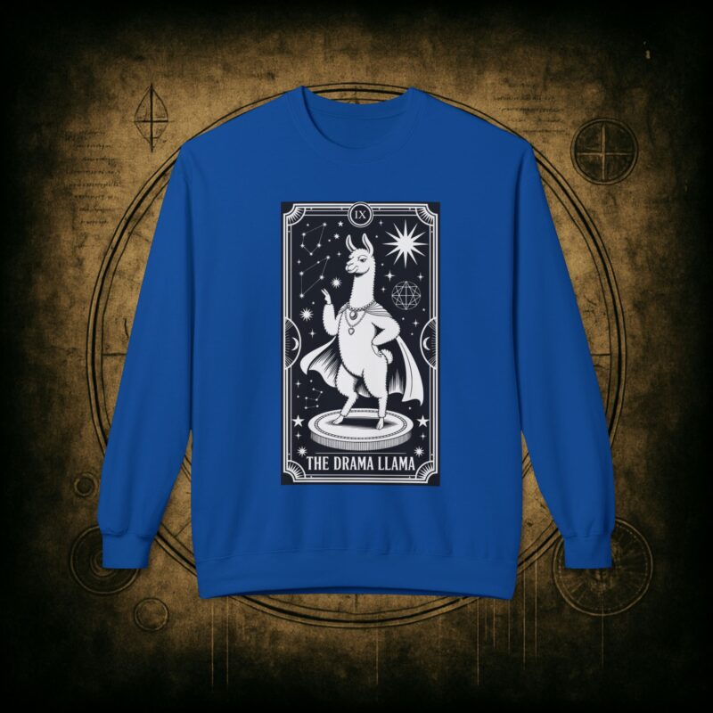 The Drama Llama Tarot Unisex Sweatshirt - Image 31