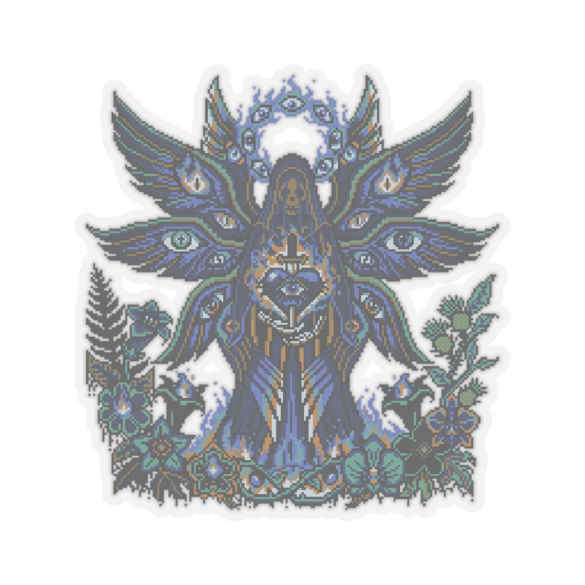 Fallen Seraphim Night Kiss-Cut Sticker - Image 4