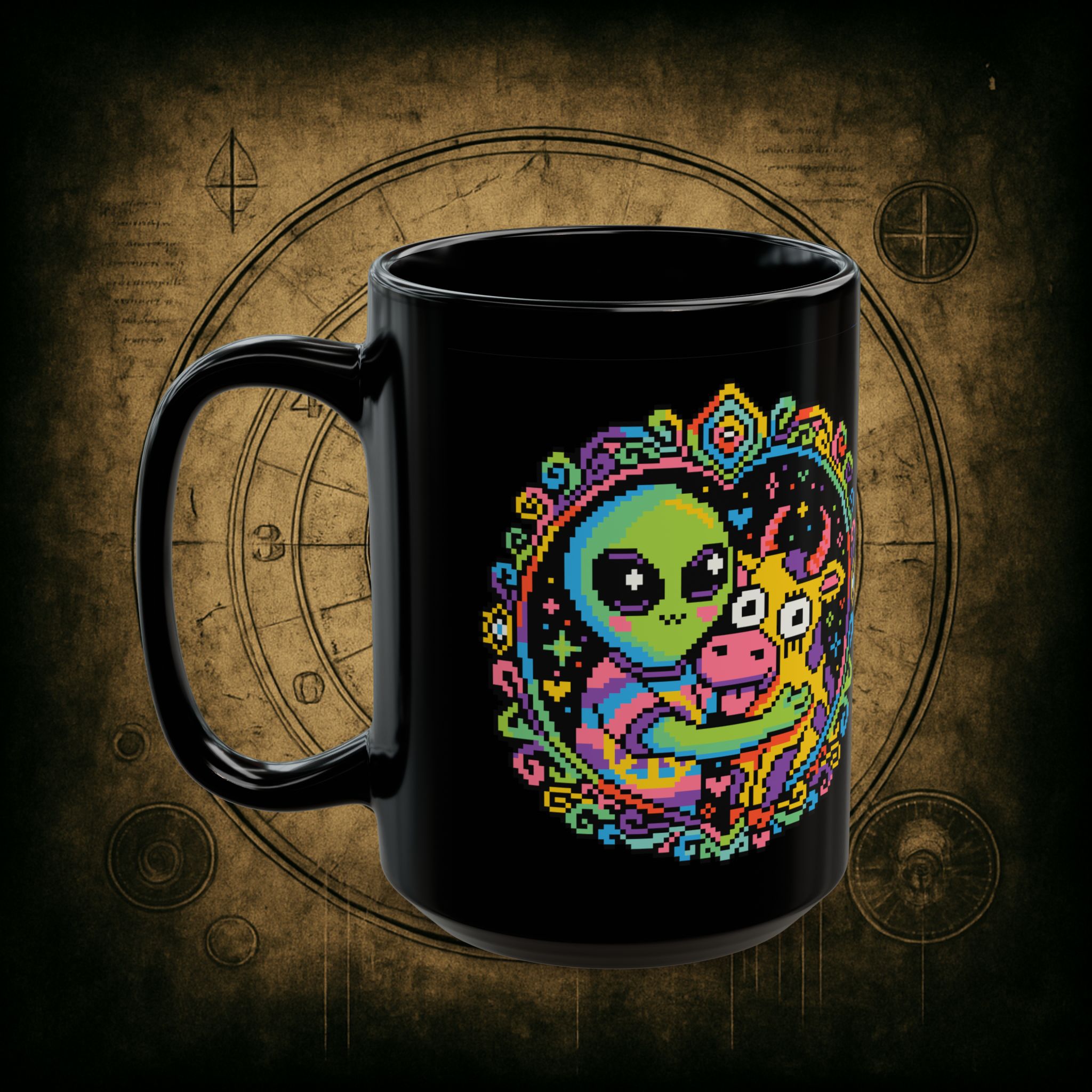 Space Cow Ceramic Mug - Image 8