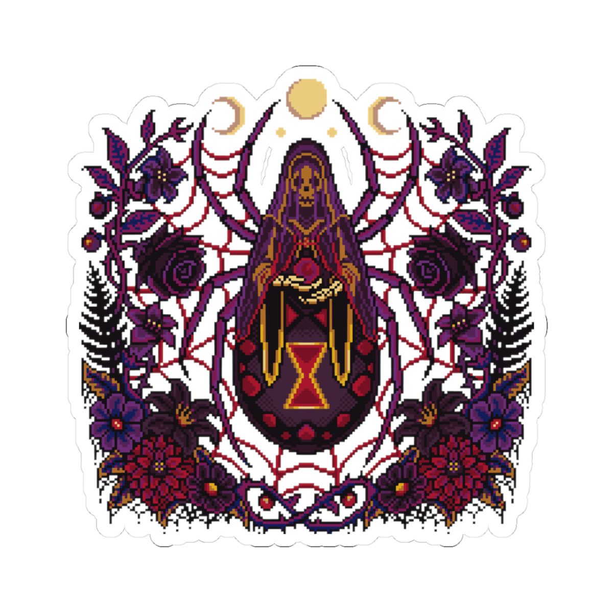 Black Widow Dusk Kiss-Cut Sticker - Image 13