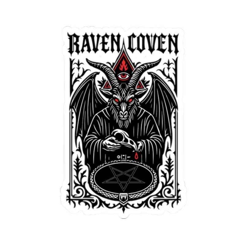 Raven Coven Initiation Kiss-Cut Sticker - Image 7