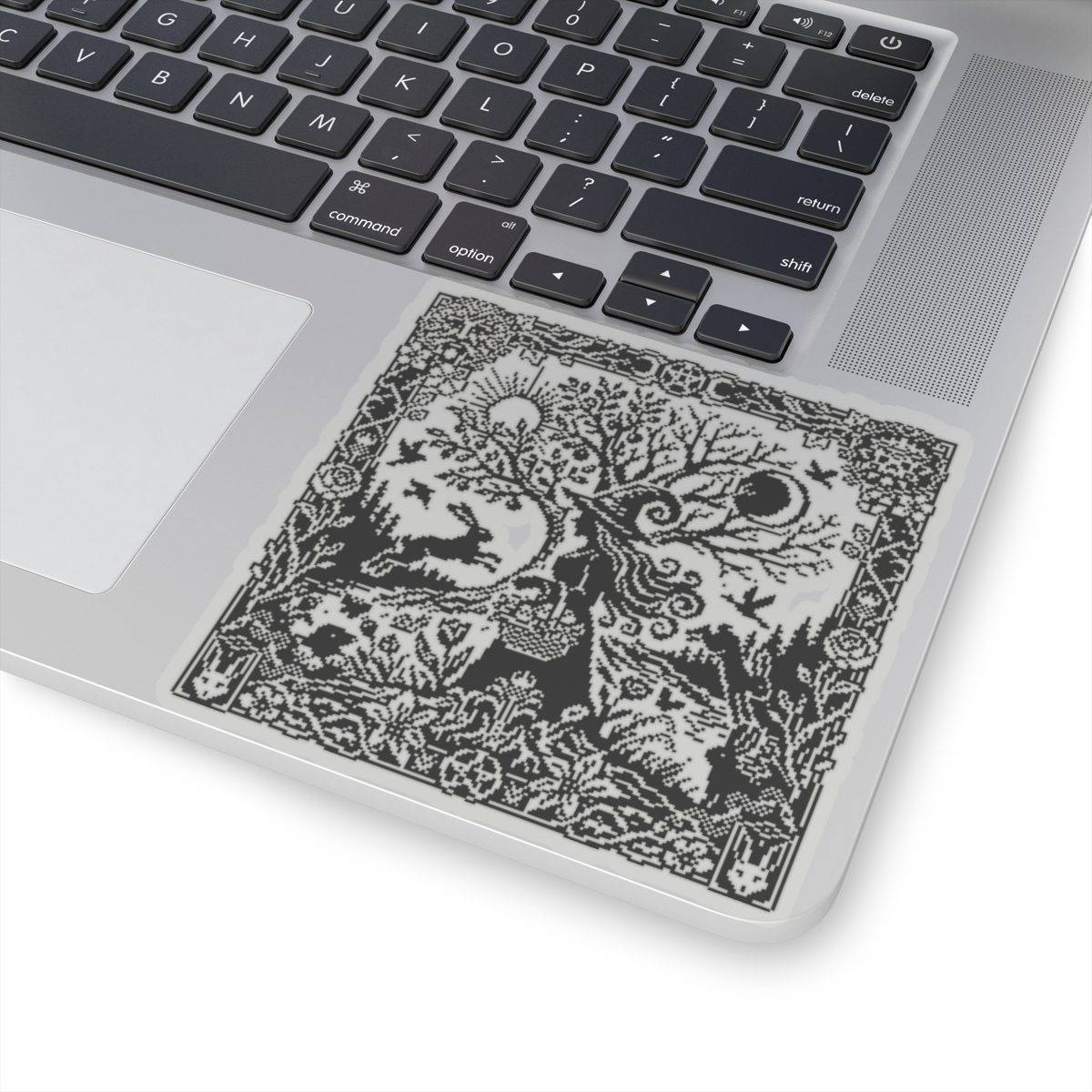 Ostara Witch White Kiss-Cut Sticker - Image 17