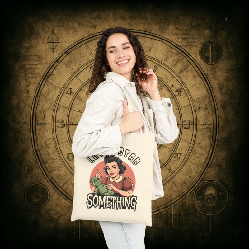 Let’s Stab Something Tote Bag - Image 9