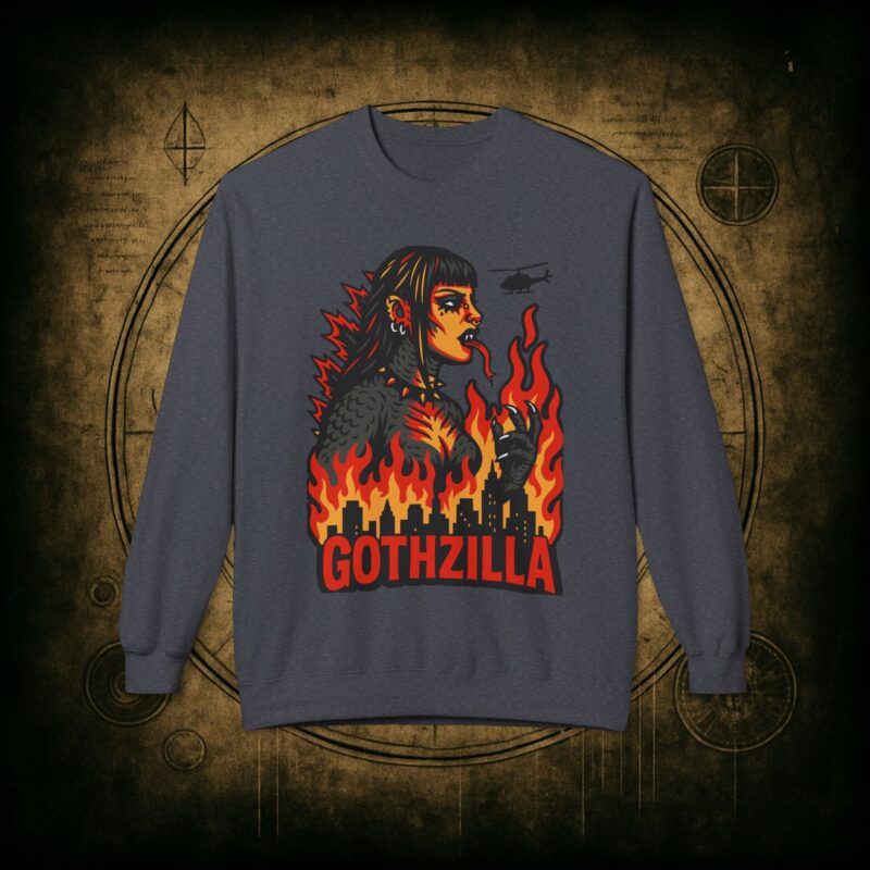 Gothzilla Unisex Sweatshirt - Image 19