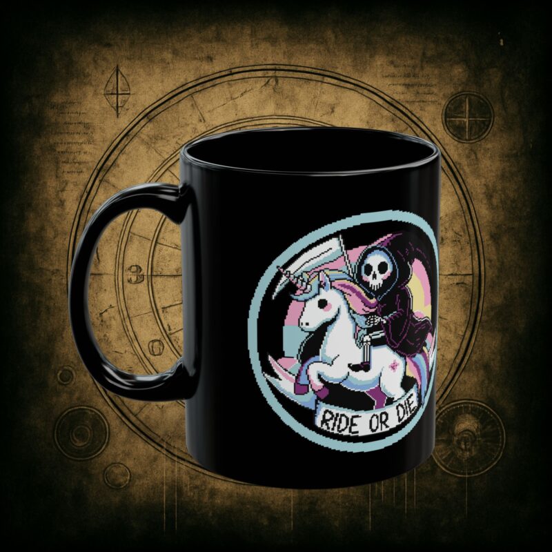 Ride or Die Ceramic Mug - Image 3