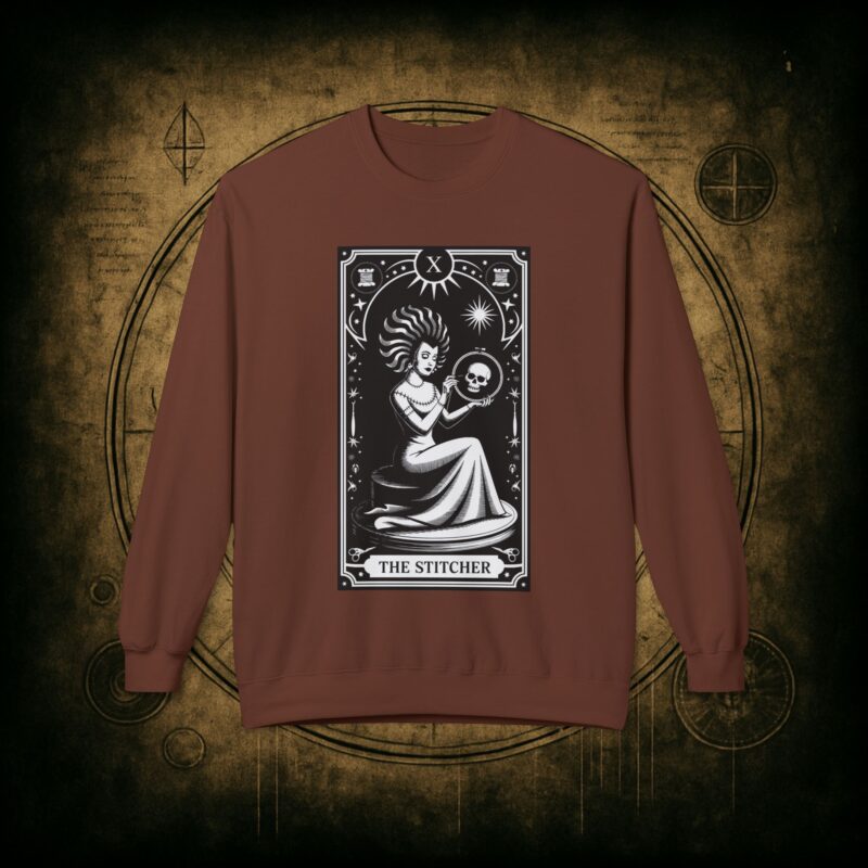 The Stitcher Tarot Unisex Sweatshirt - Image 10