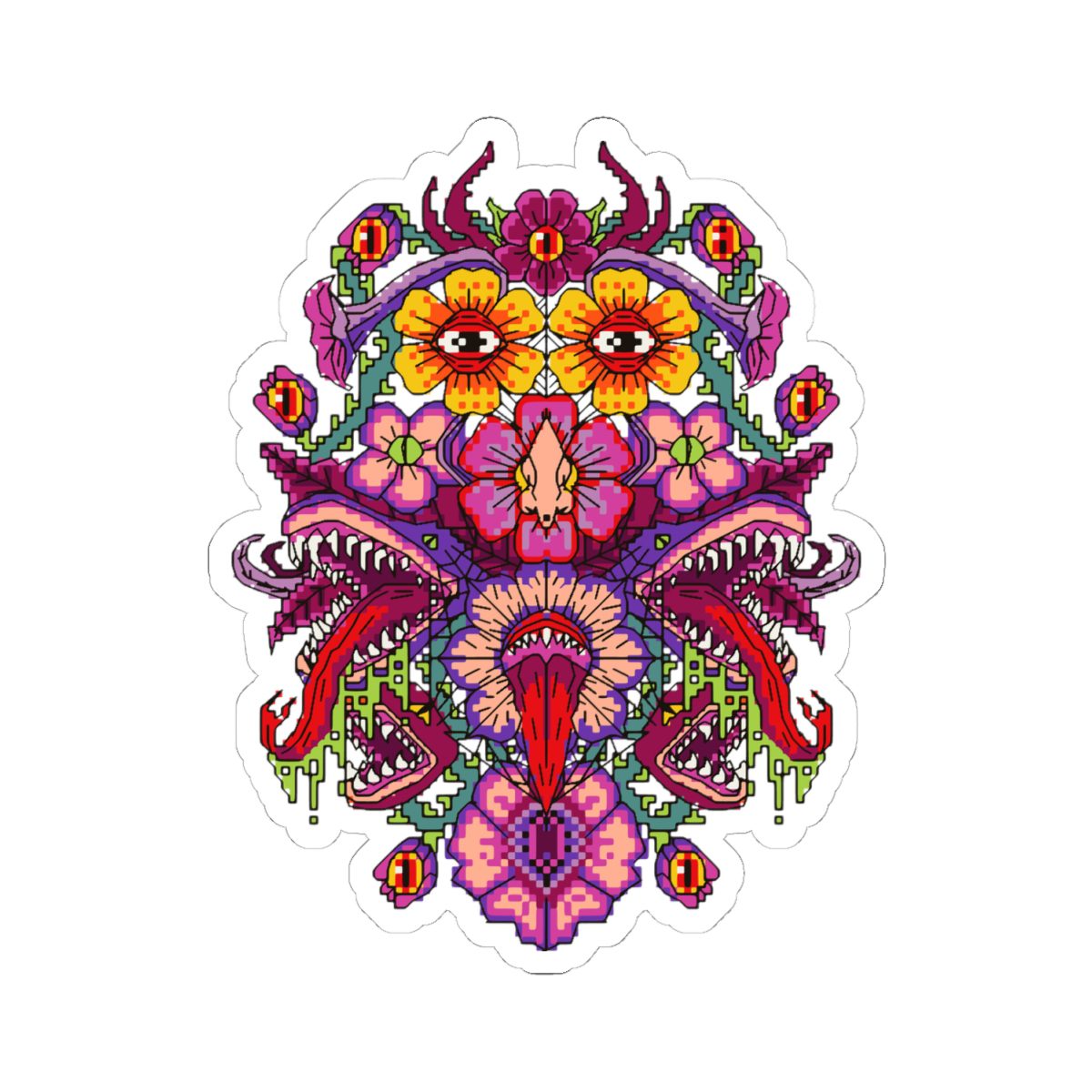 Floral Thornment Kiss-Cut Sticker