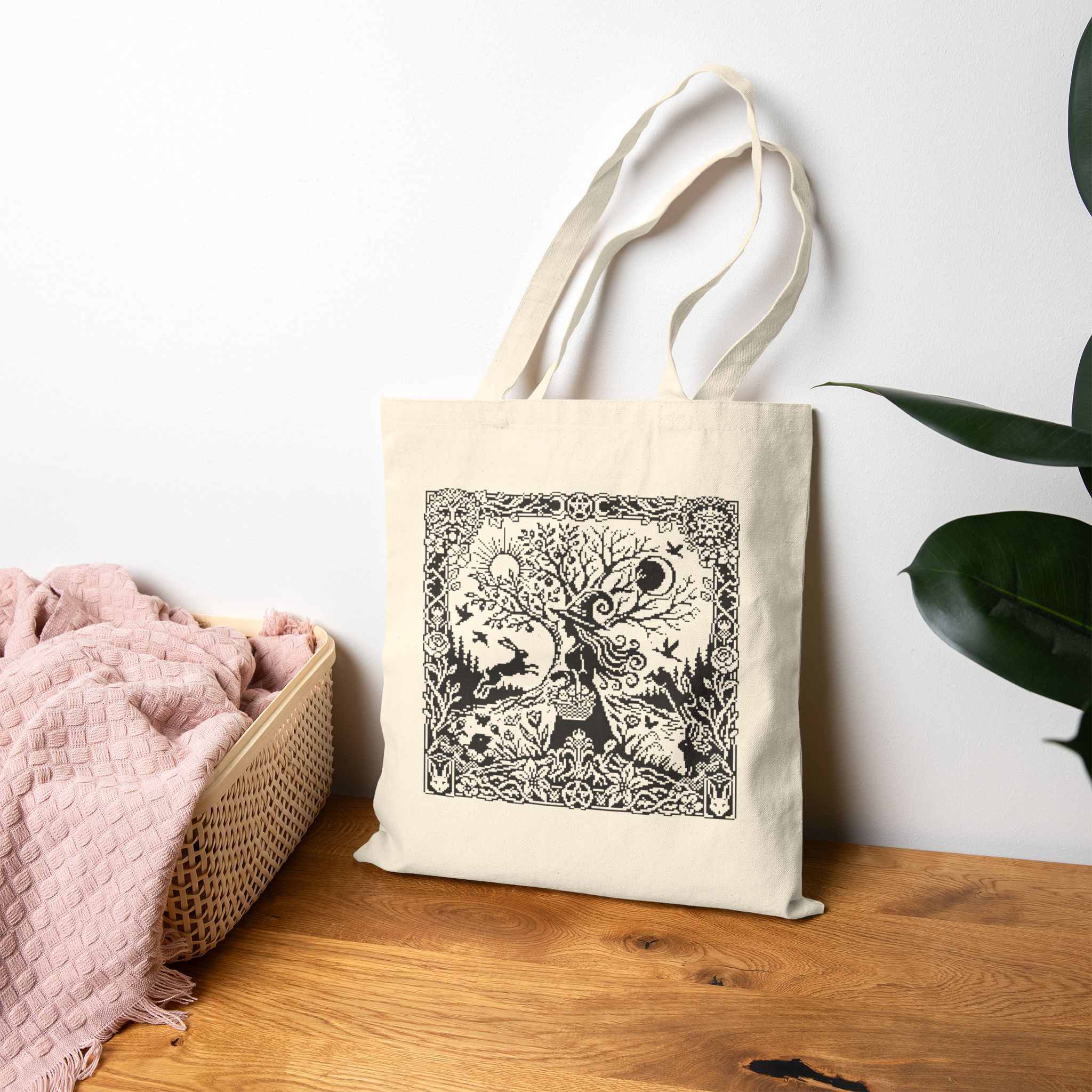 Ostara Witch Tote Bag - Image 6
