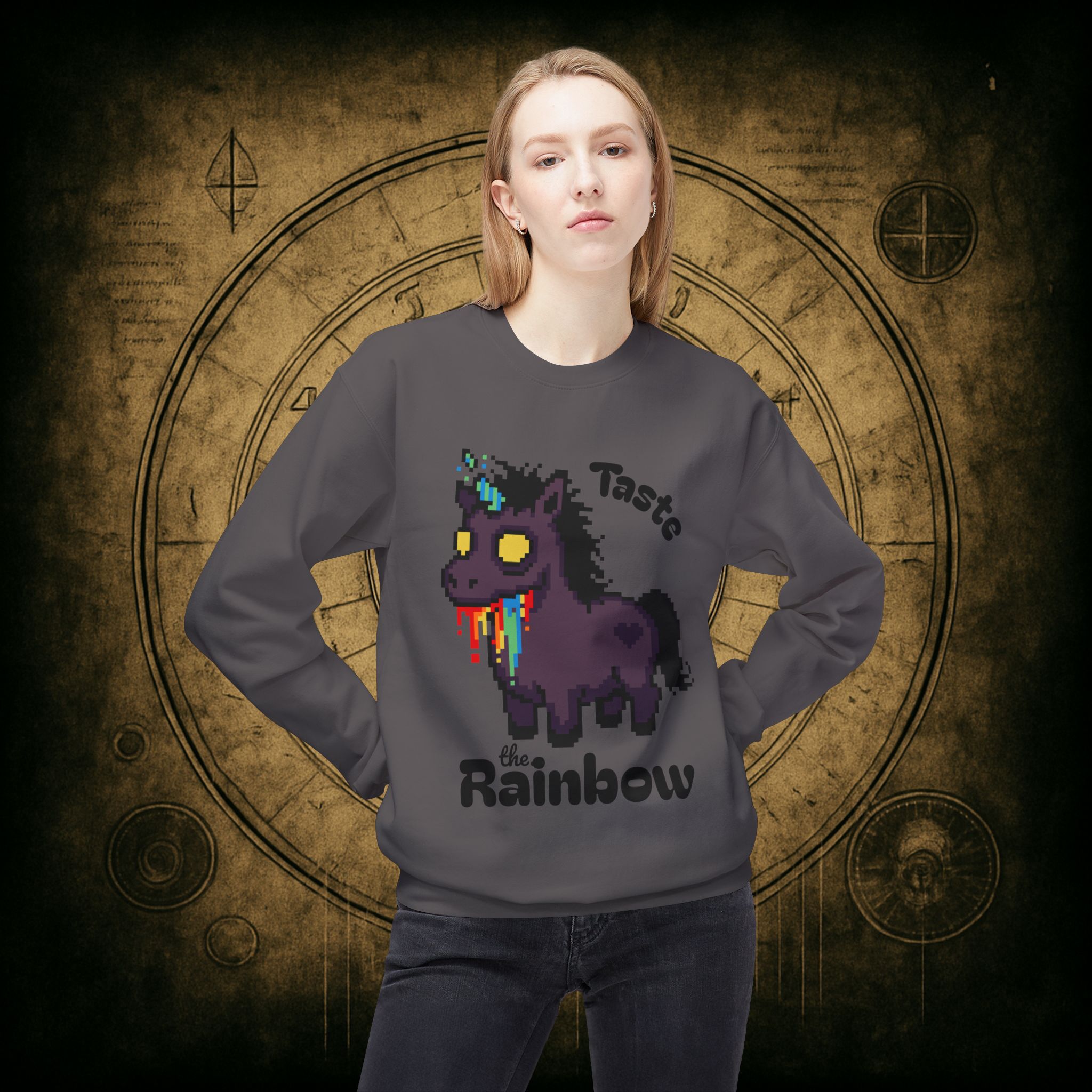 Pastel Goth Unicorn Sweatshirt - Image 42