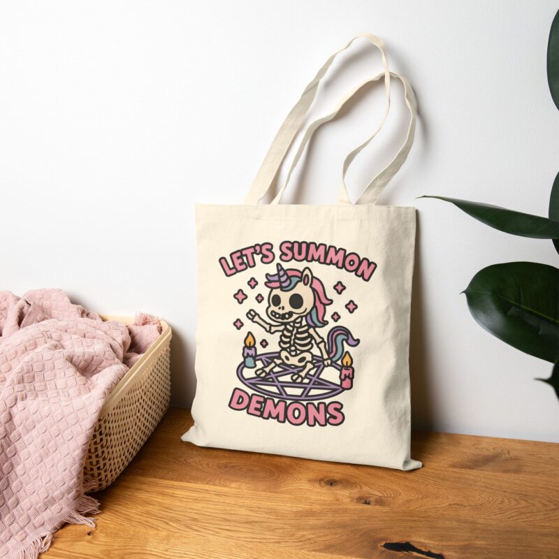 Let’s Summon Demons Tote Bag - Image 6