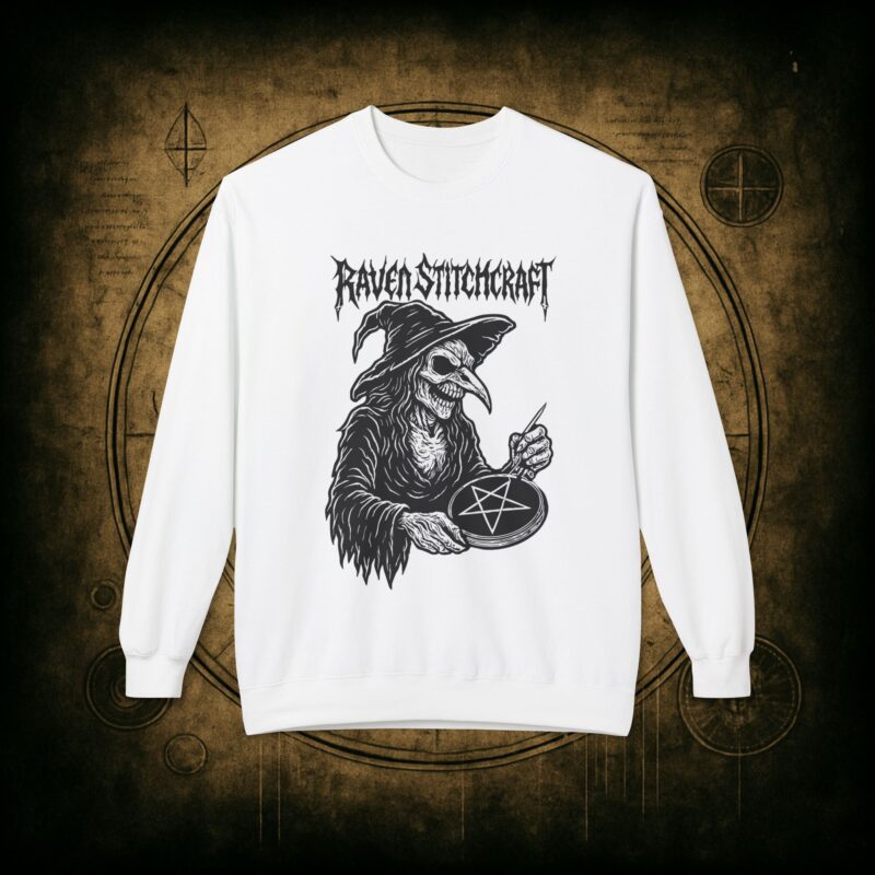 Raven Stitcher Unisex Sweatshirt - Image 7