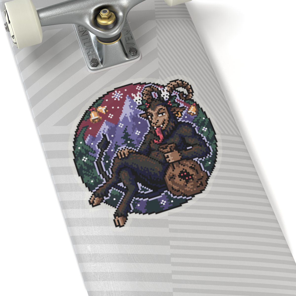 Naughty Krampus Kiss-Cut Sticker - Image 20