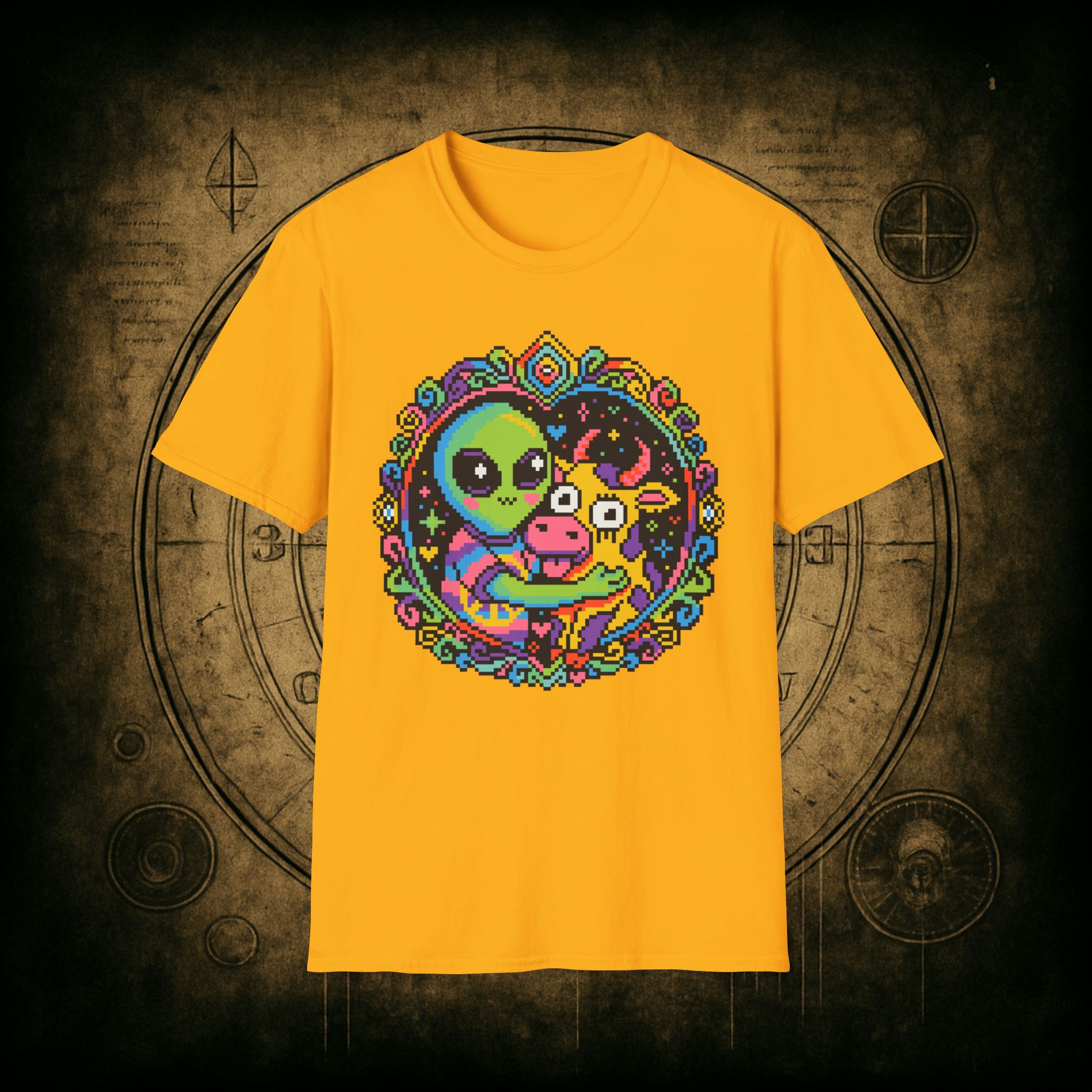 Space Cow Unisex T-Shirt - Image 42