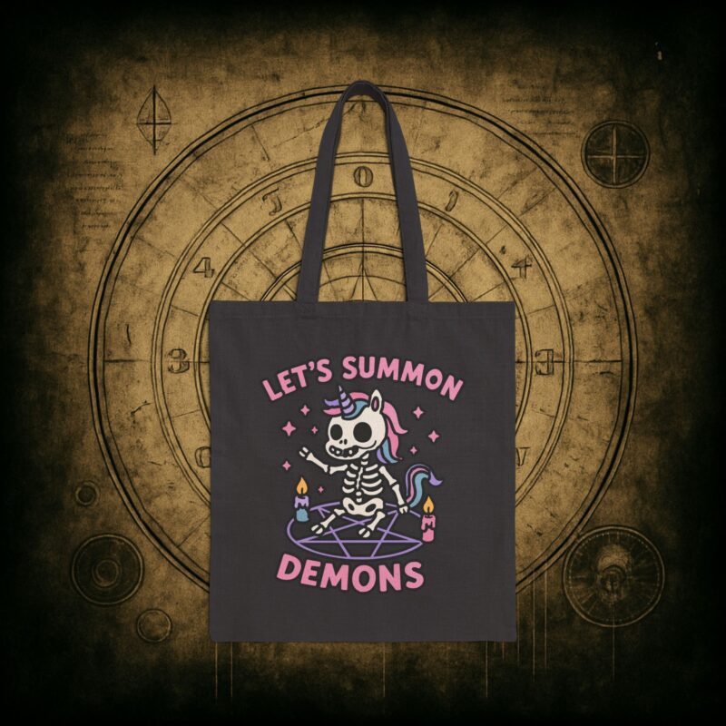 Let’s Summon Demons Tote Bag - Image 7