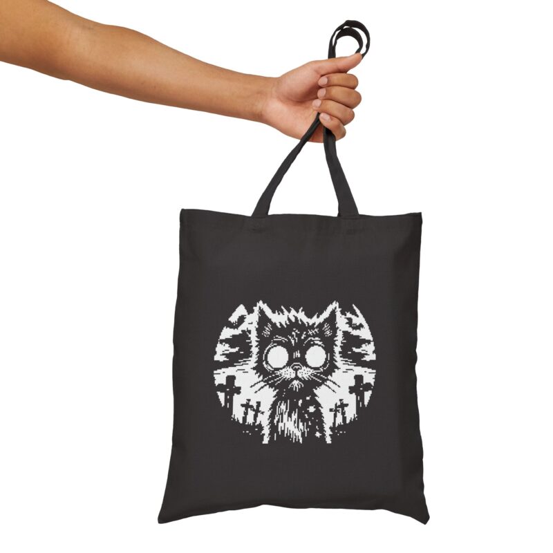 Zombie Cat Tote Bag - Image 5
