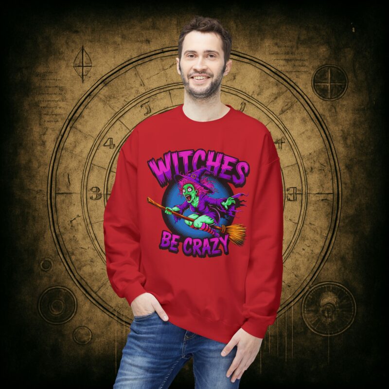 Witches Be Crazy Unisex Sweatshirt - Image 6