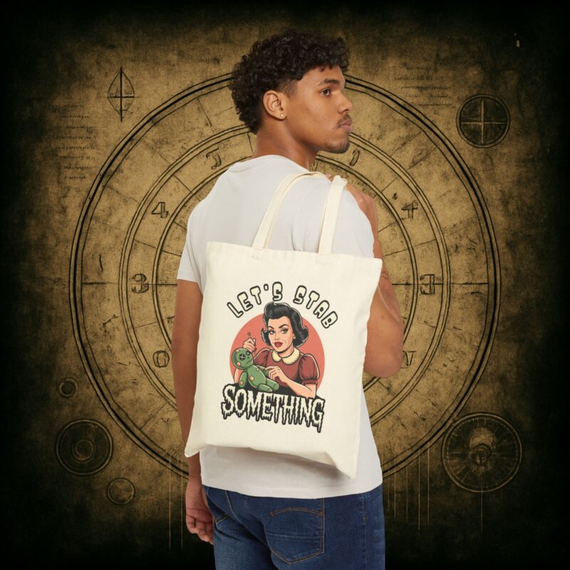 Let’s Stab Something Tote Bag - Image 8