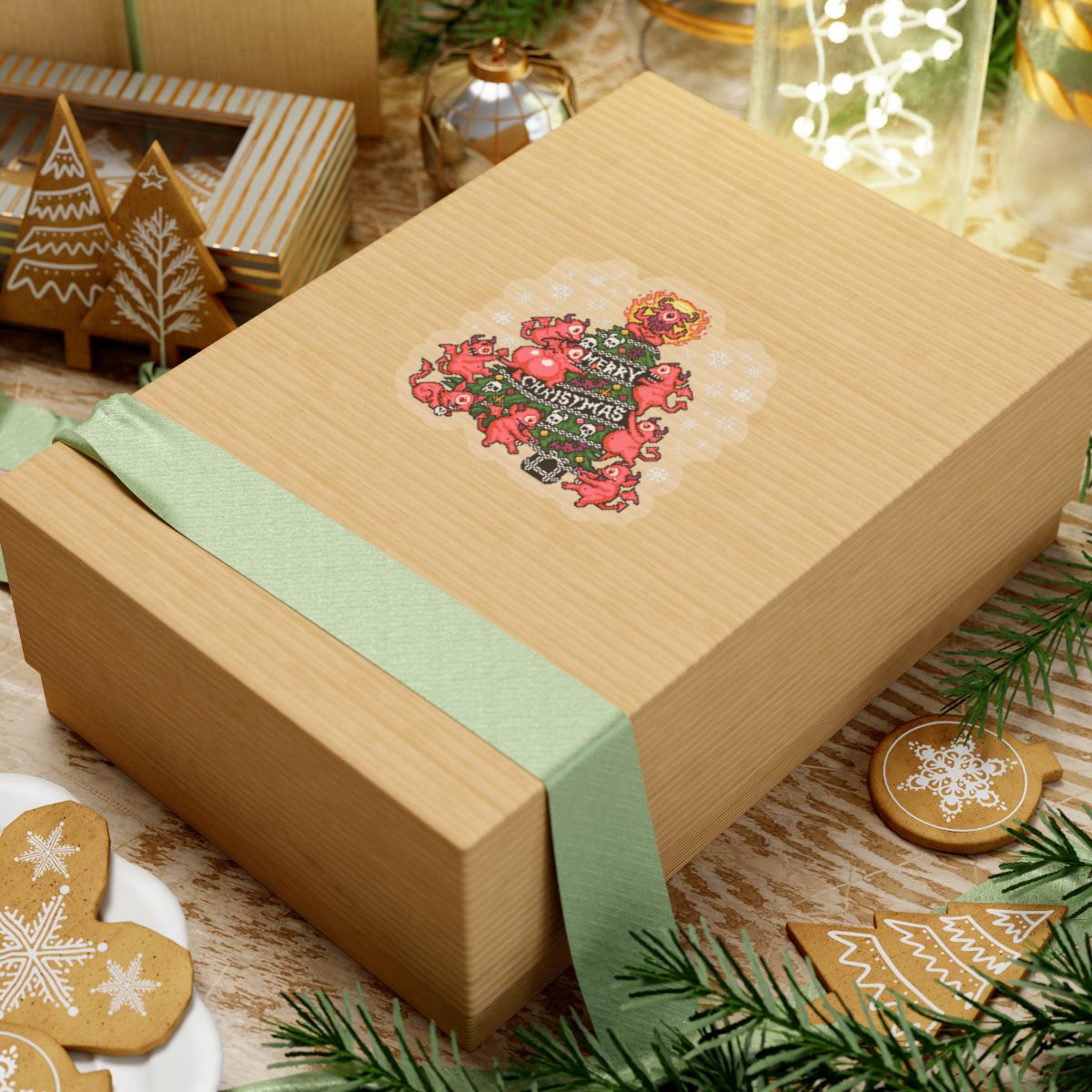 Merry Christmas Kiss-Cut Sticker - Image 12