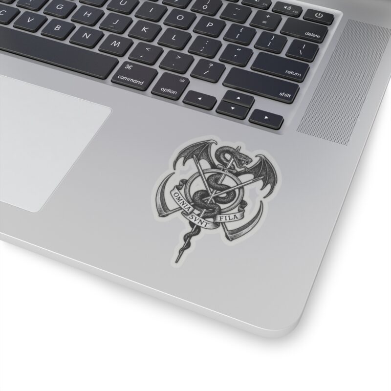 Omnia Sunt Fila Kiss-Cut Sticker - Image 11