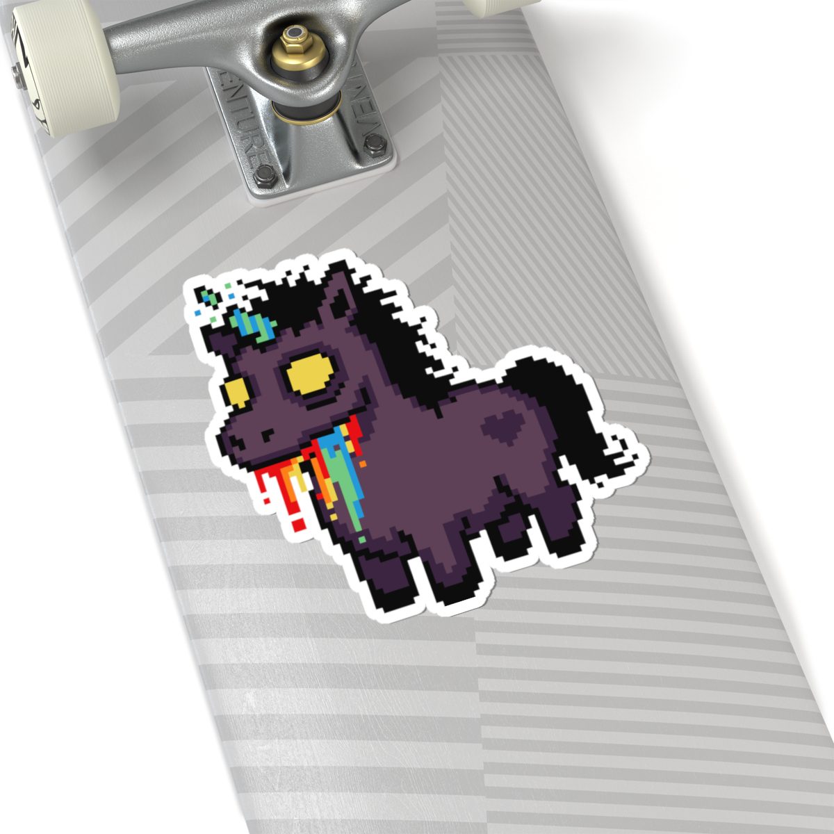 Pastel Goth Unicorn Kiss-Cut Sticker - Image 23