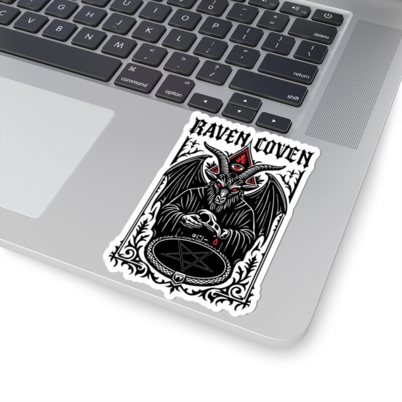 Raven Coven Initiation Kiss-Cut Sticker - Image 2
