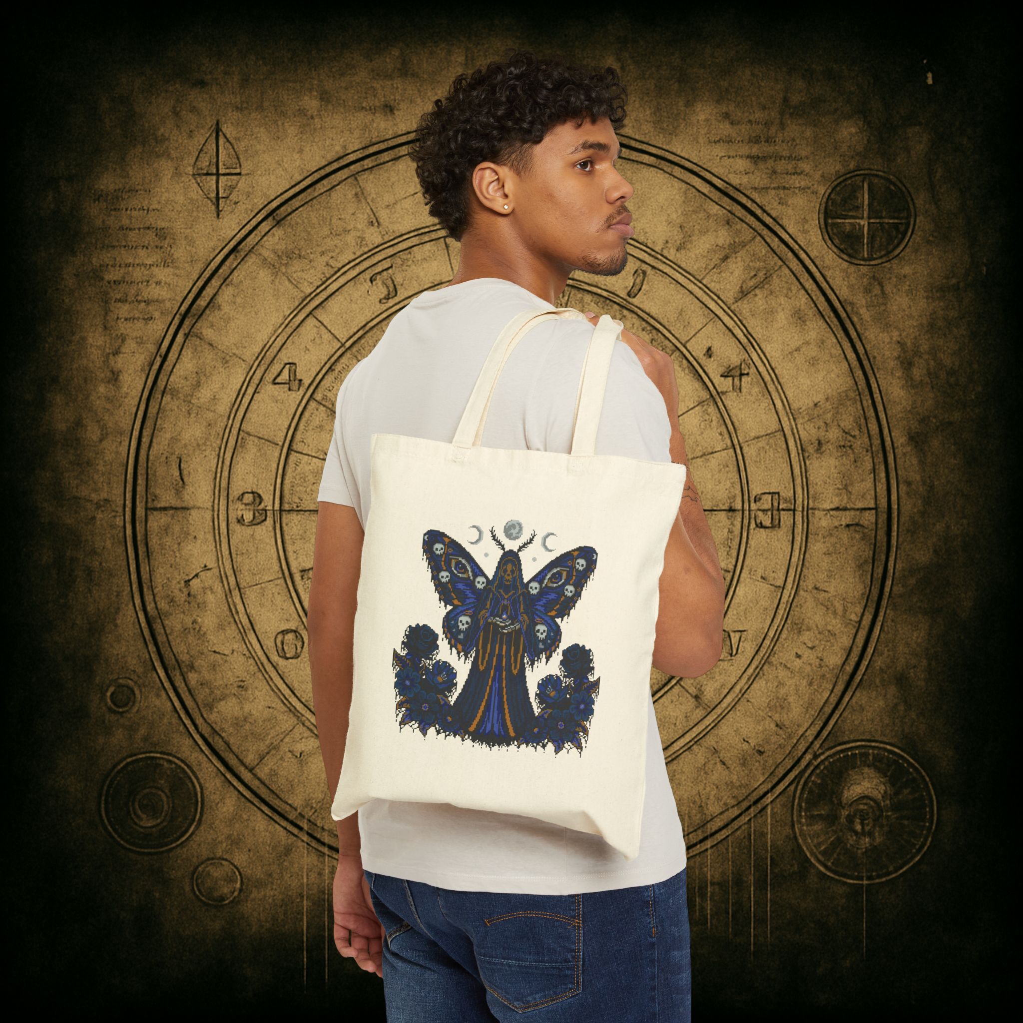 Death Moth Night Tote Bag - Image 9