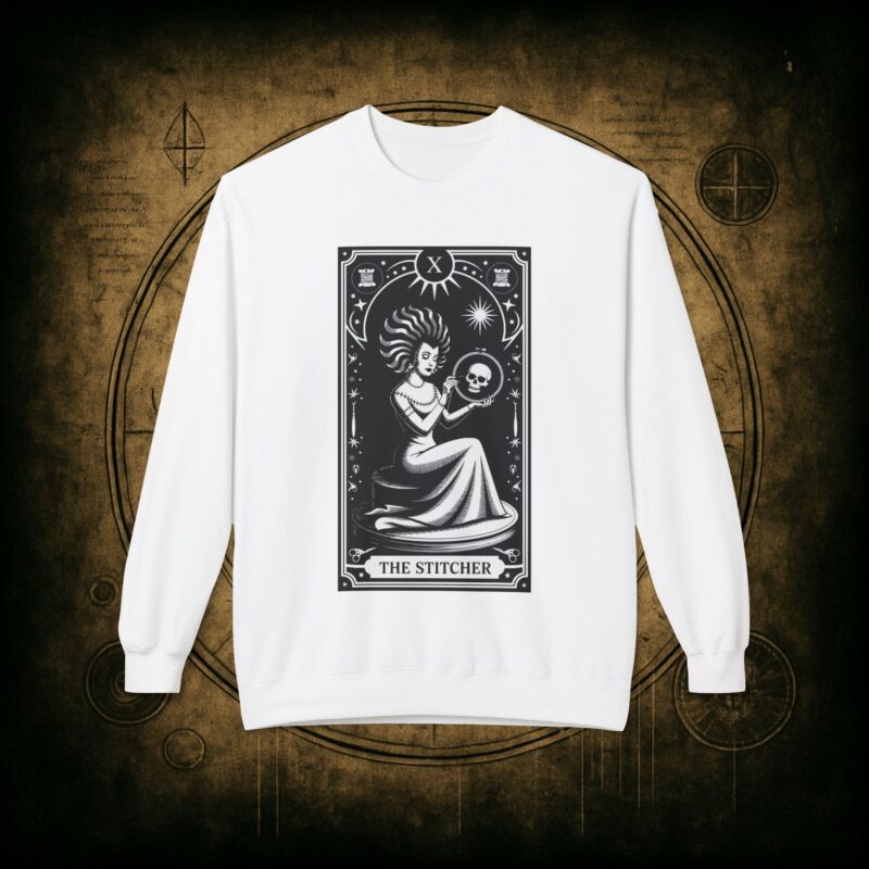 The Stitcher Tarot Unisex Sweatshirt - Image 7