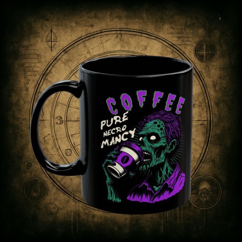 Zombie Coffee Necromancy Ceramic Mug - Image 2