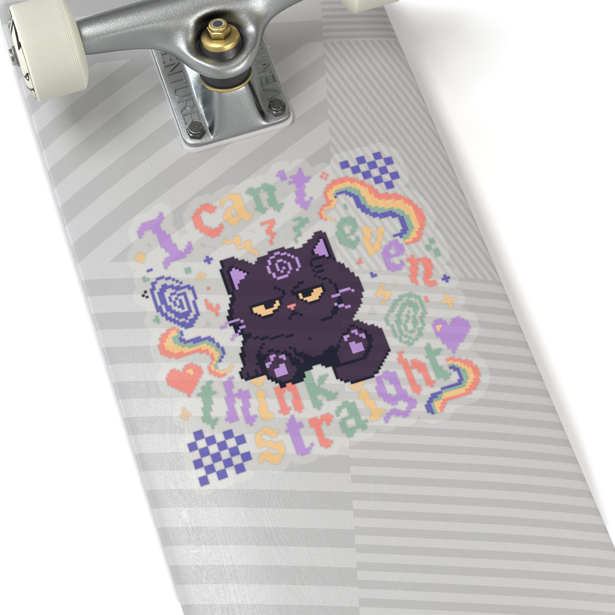 Think Straight Kiss-Cut Sticker - Image 20