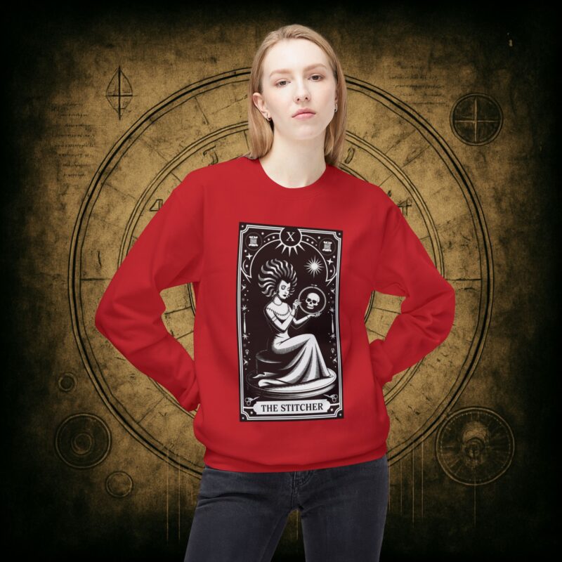 The Stitcher Tarot Unisex Sweatshirt - Image 5