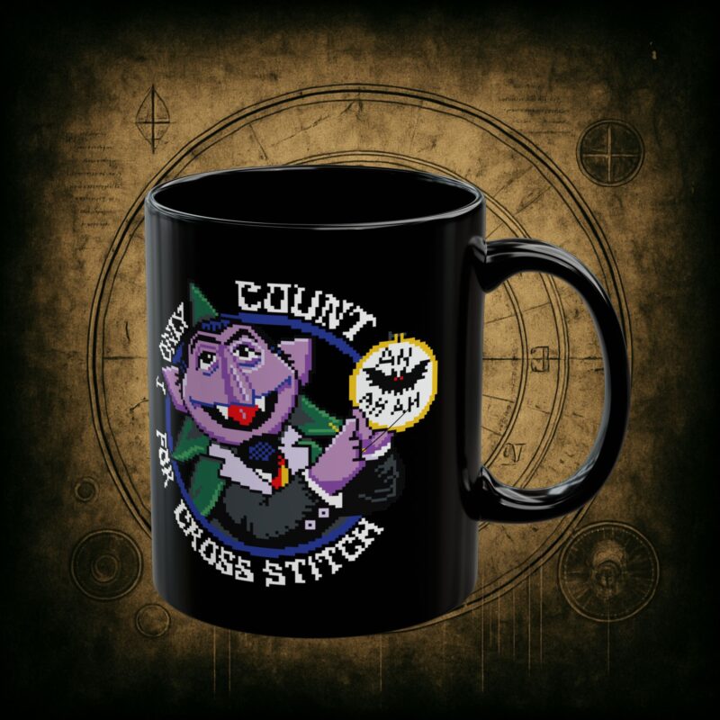 Count for Cross Stitch Ceramic Mug - Image 2