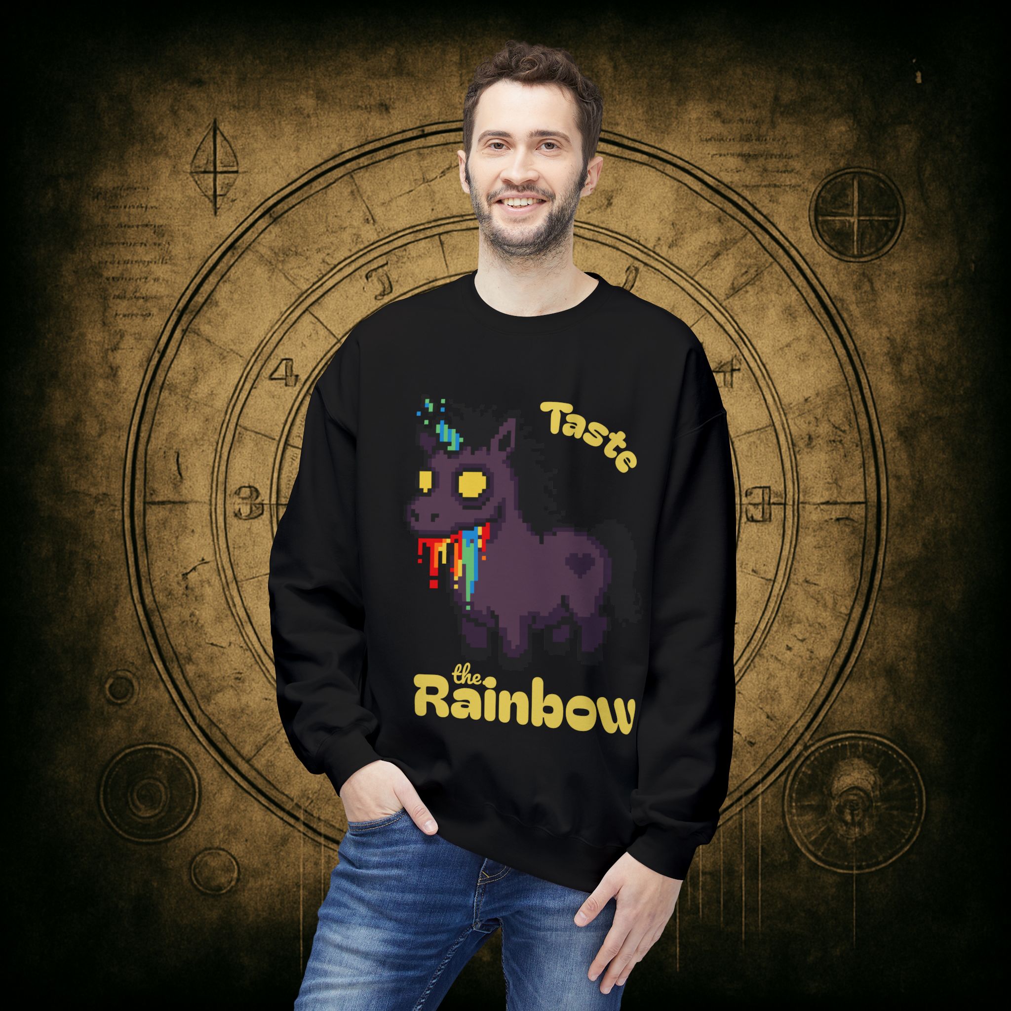 Pastel Goth Unicorn Sweatshirt - Image 7