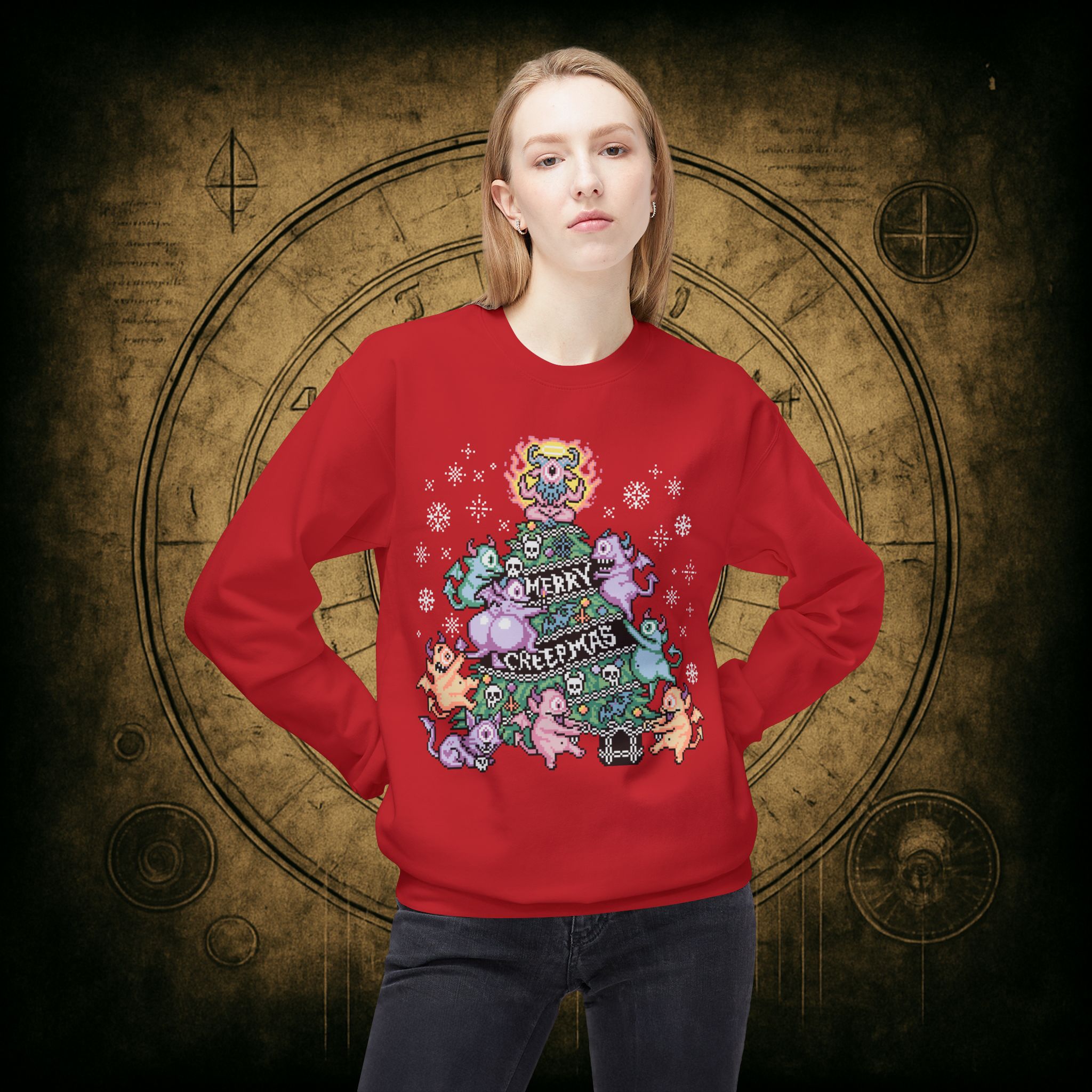 Merry Creepmas Sweatshirt - Image 6