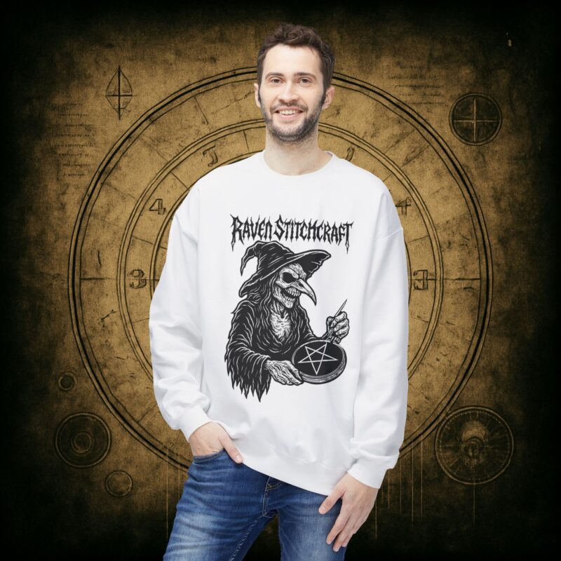 Raven Stitcher Unisex Sweatshirt - Image 9