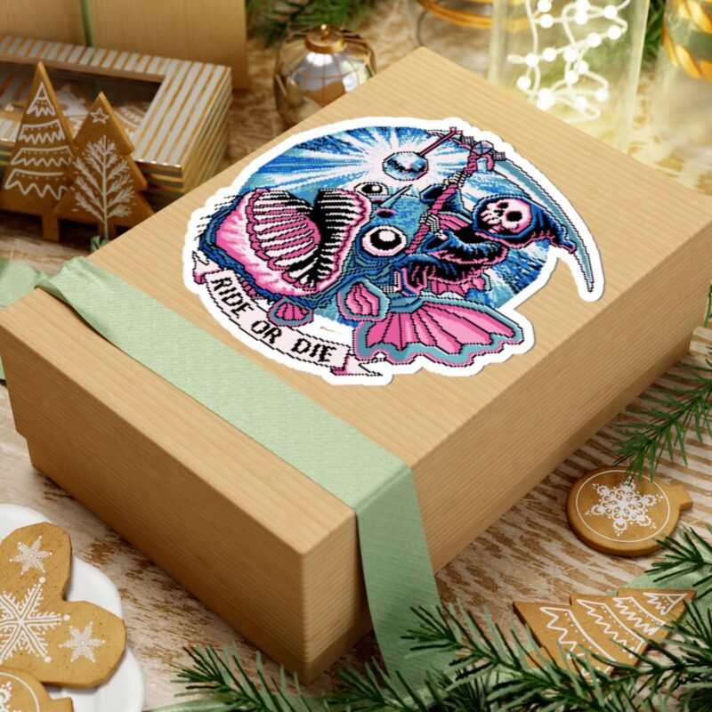 Ride or Die Angler Fish Kiss-Cut Sticker - Image 24