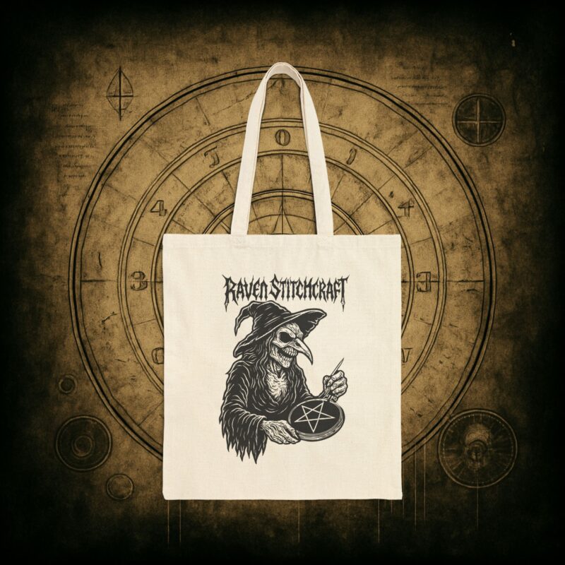 Raven Stitcher Tote Bag - Image 7