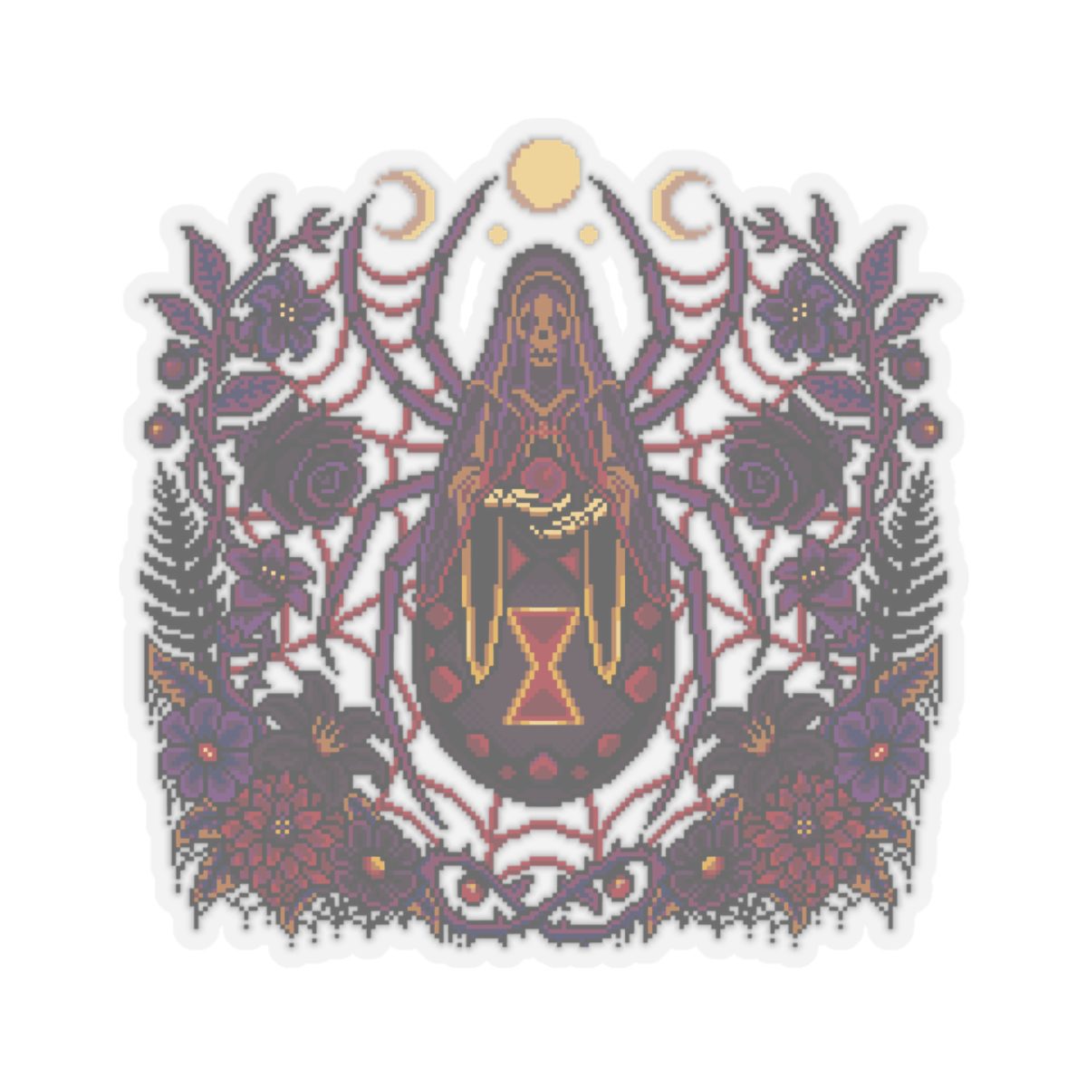 Black Widow Dusk Kiss-Cut Sticker - Image 10