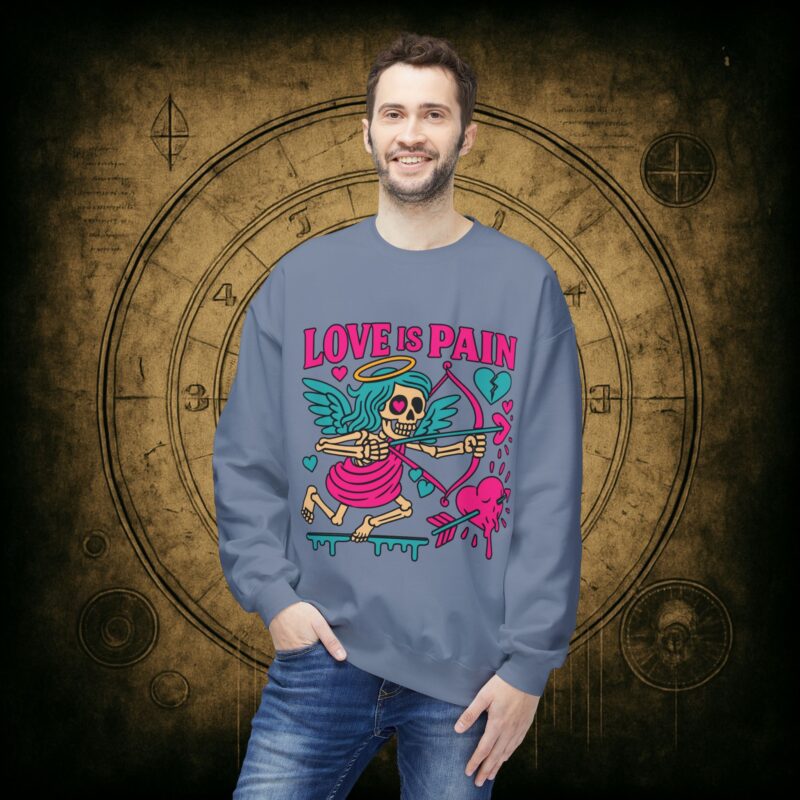 Cupid: Love Is Pain – Unisex Sweatshirt - Image 27