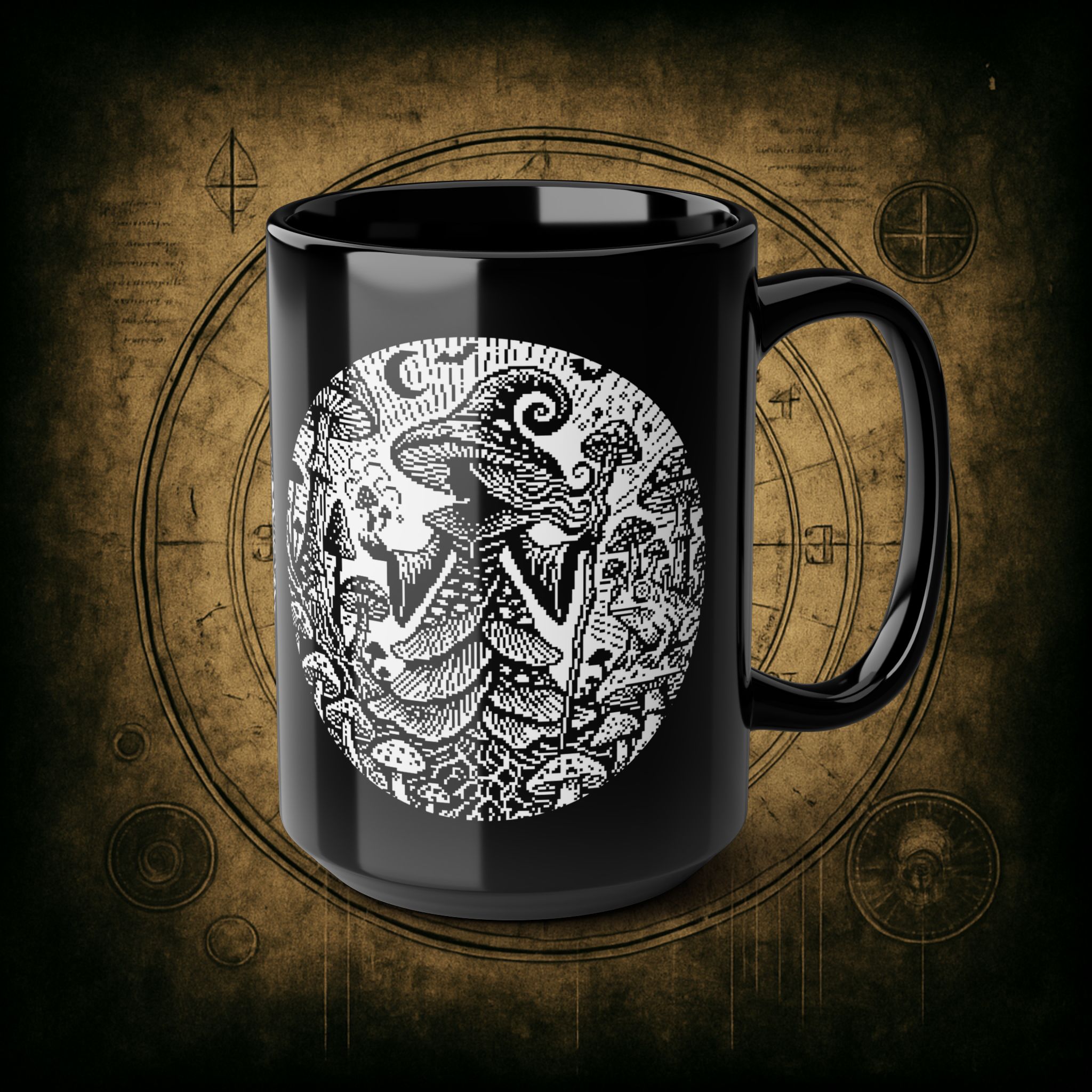Mycelium Witch Ceramic Mug - Image 10