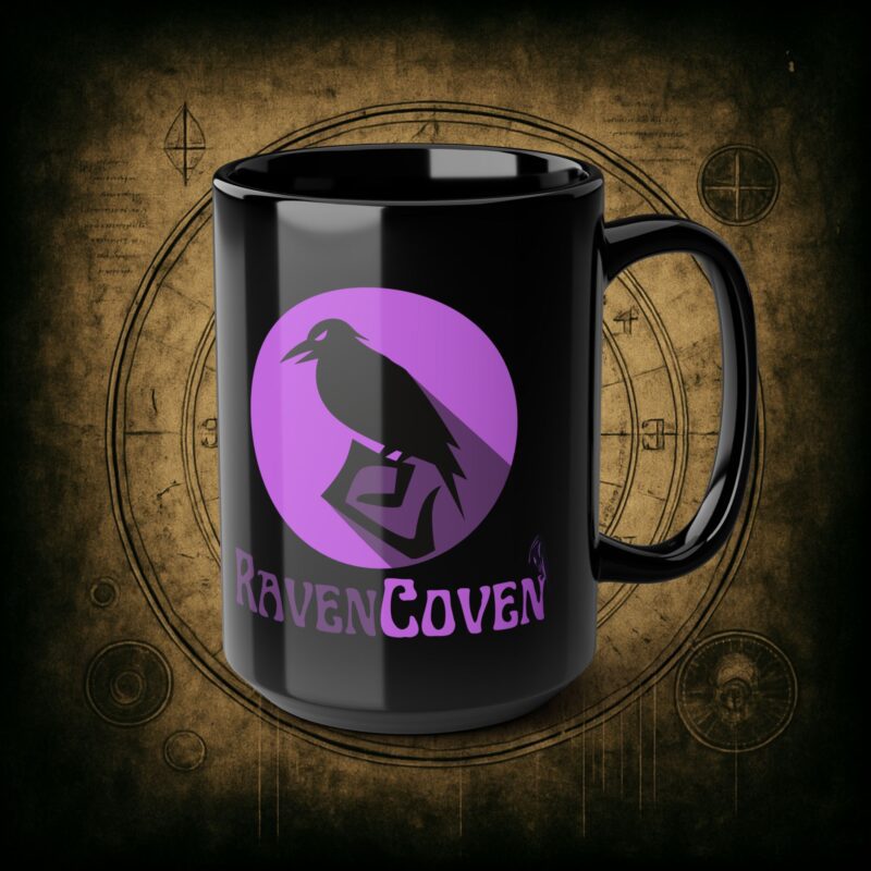 Raven Coven Logo Ceramic Mug - Image 10