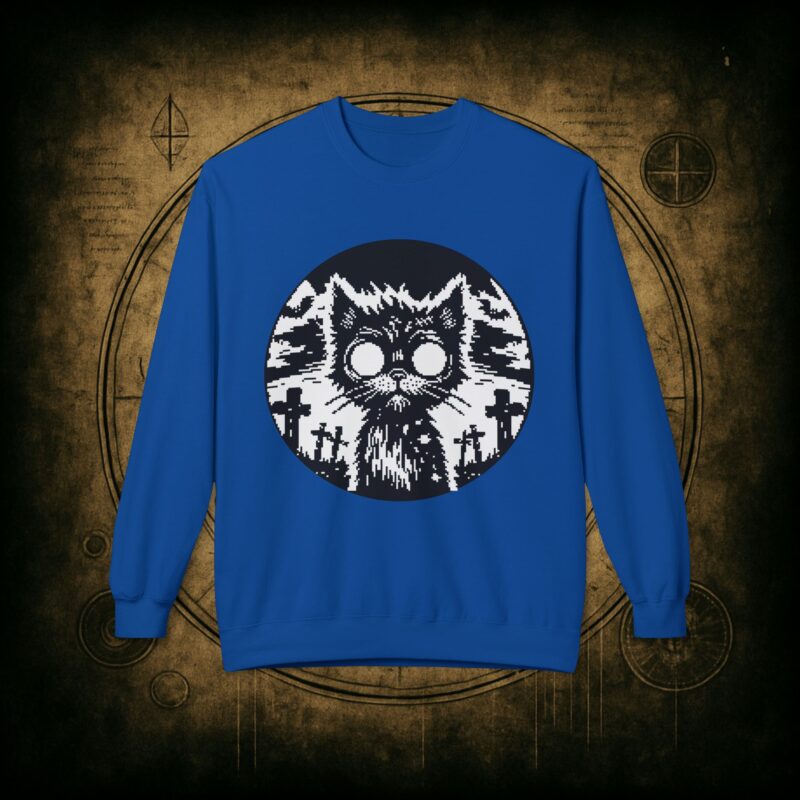Zombie Cat Unisex Sweatshirt - Image 31