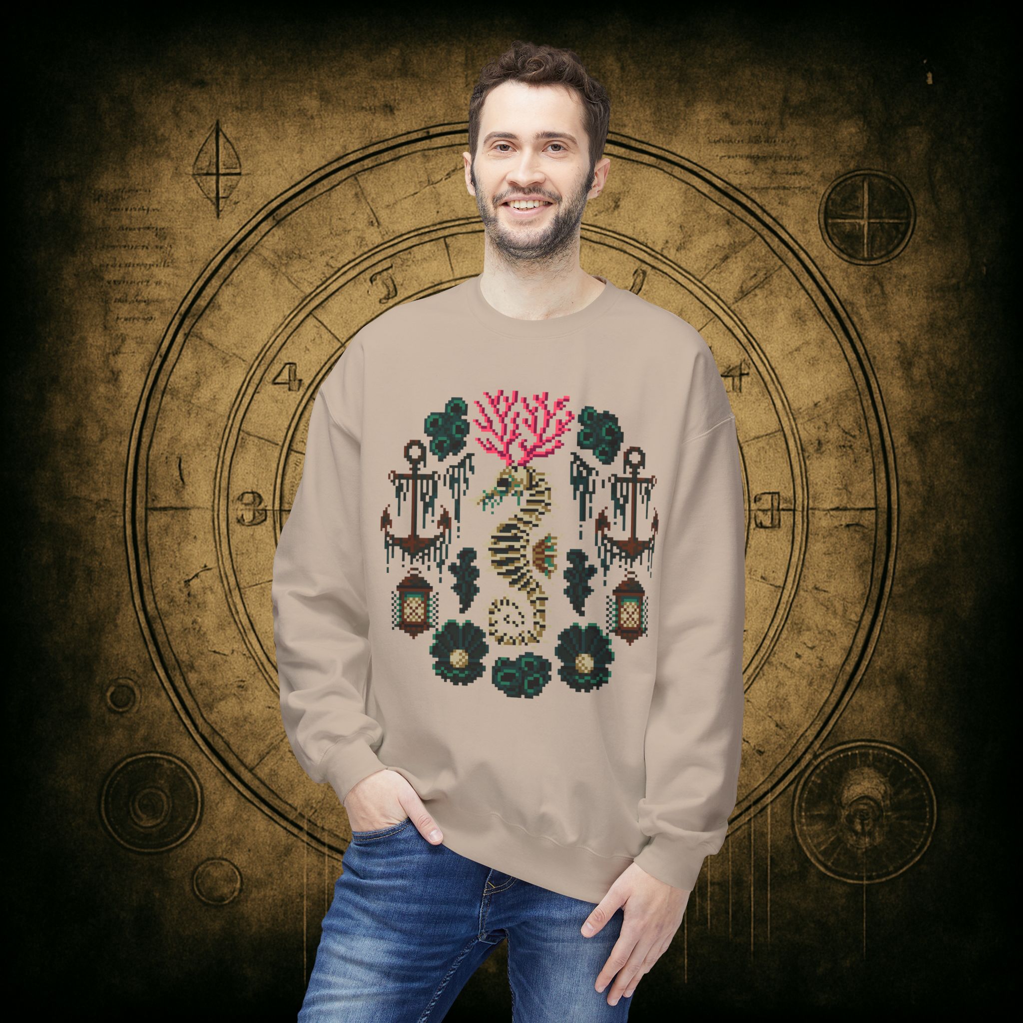 Coral Seahorse Sweatshirt - Image 23