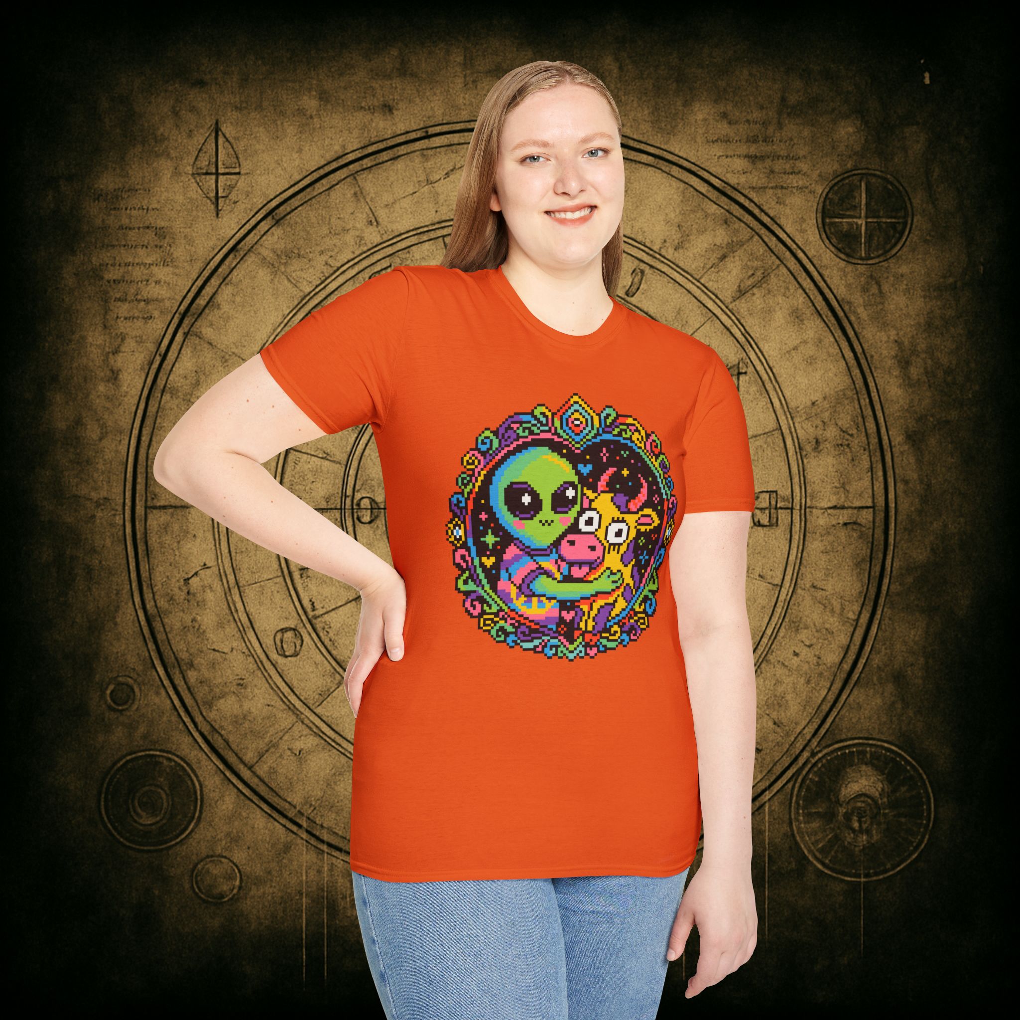 Space Cow Unisex T-Shirt - Image 27