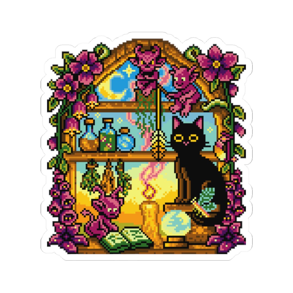 Witches Window Kiss-Cut Sticker - Image 7