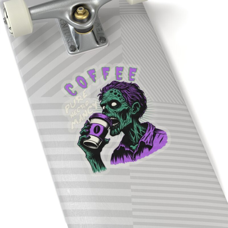 Zombie Coffee Necromancy Kiss-Cut Sticker - Image 20