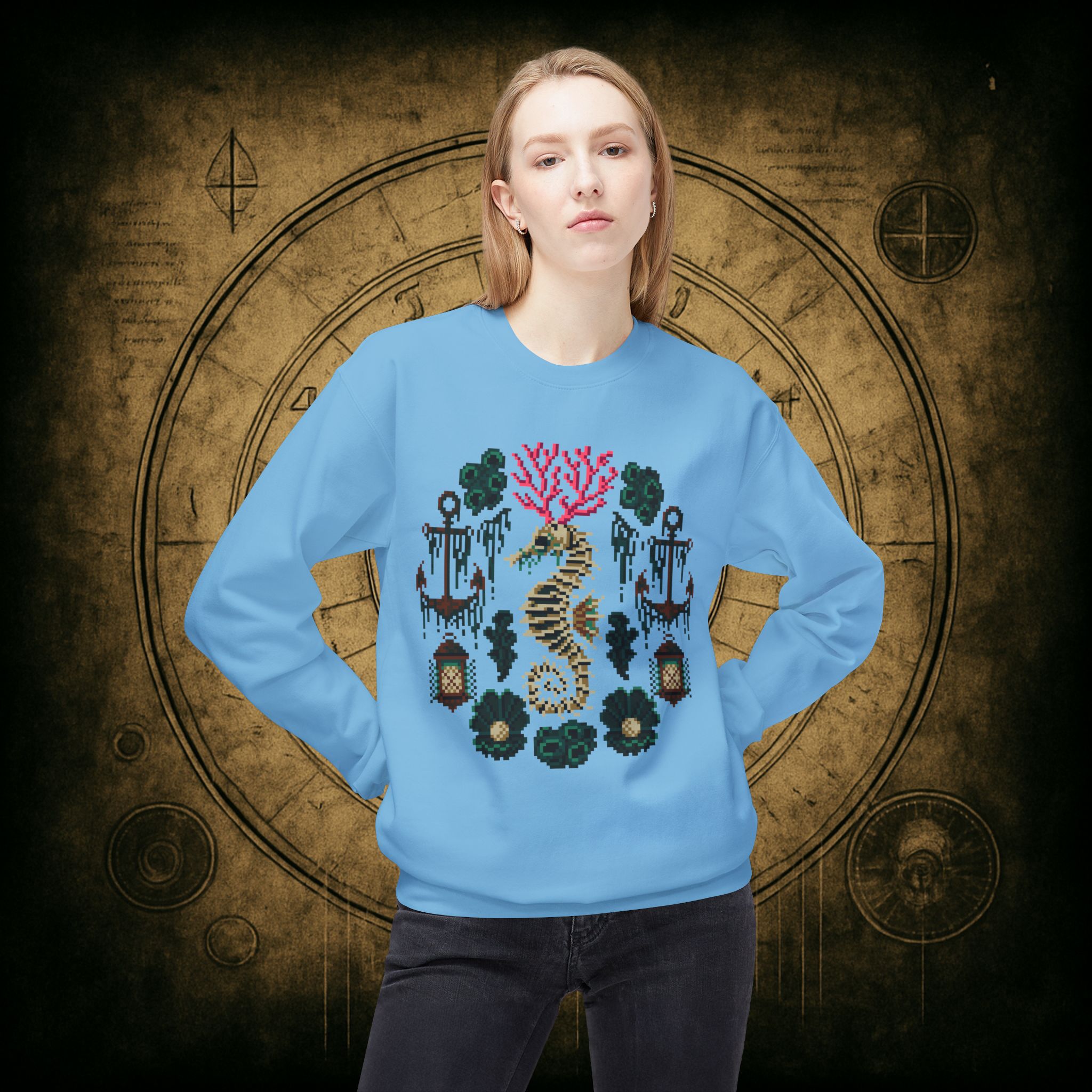 Coral Seahorse Sweatshirt - Image 34